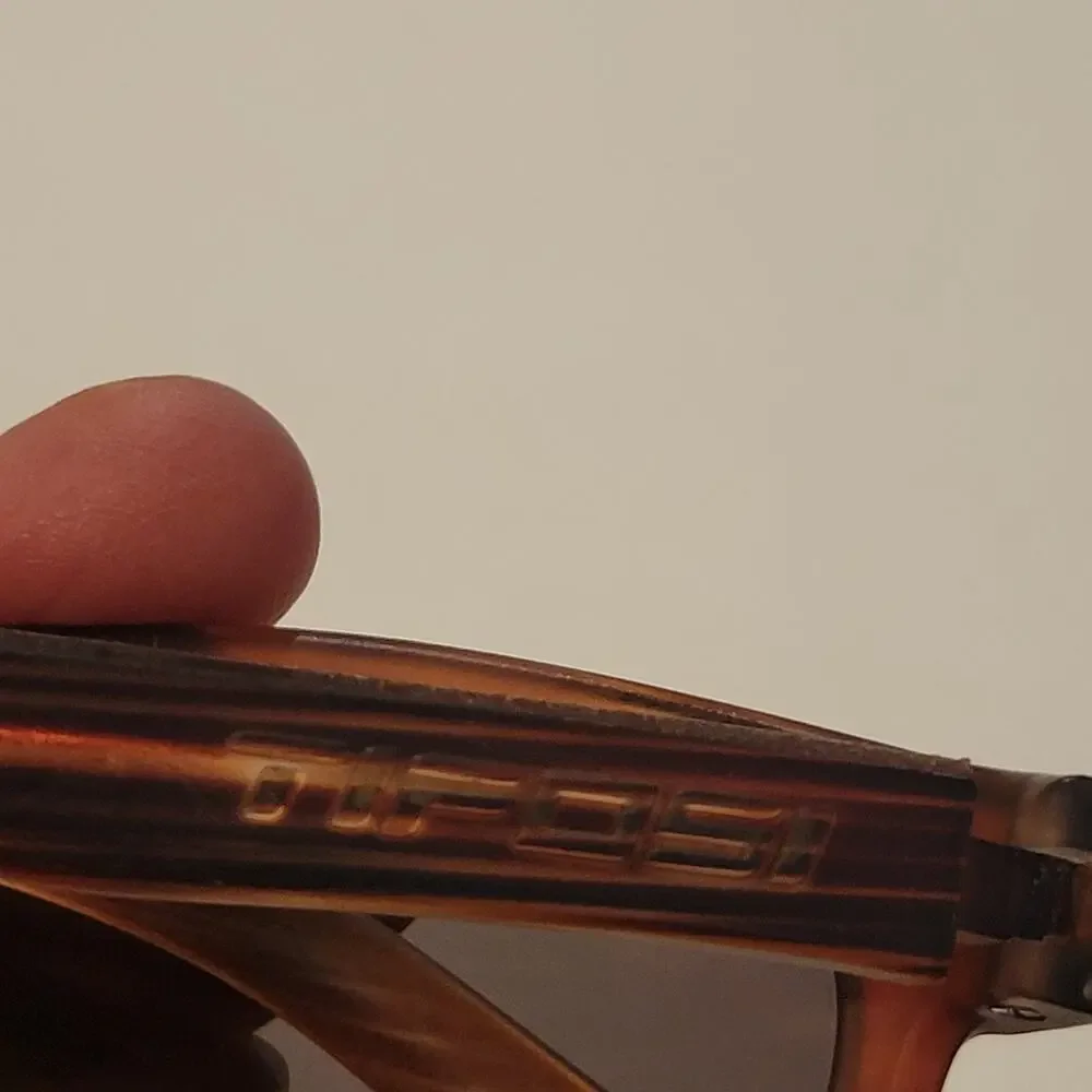 Tifosi Optics SWANK Sunglasses Woodgrain Frame  with Yellow Mirror